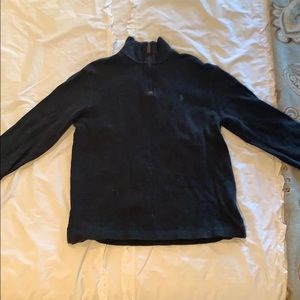 Black Polo Quarter-Zip